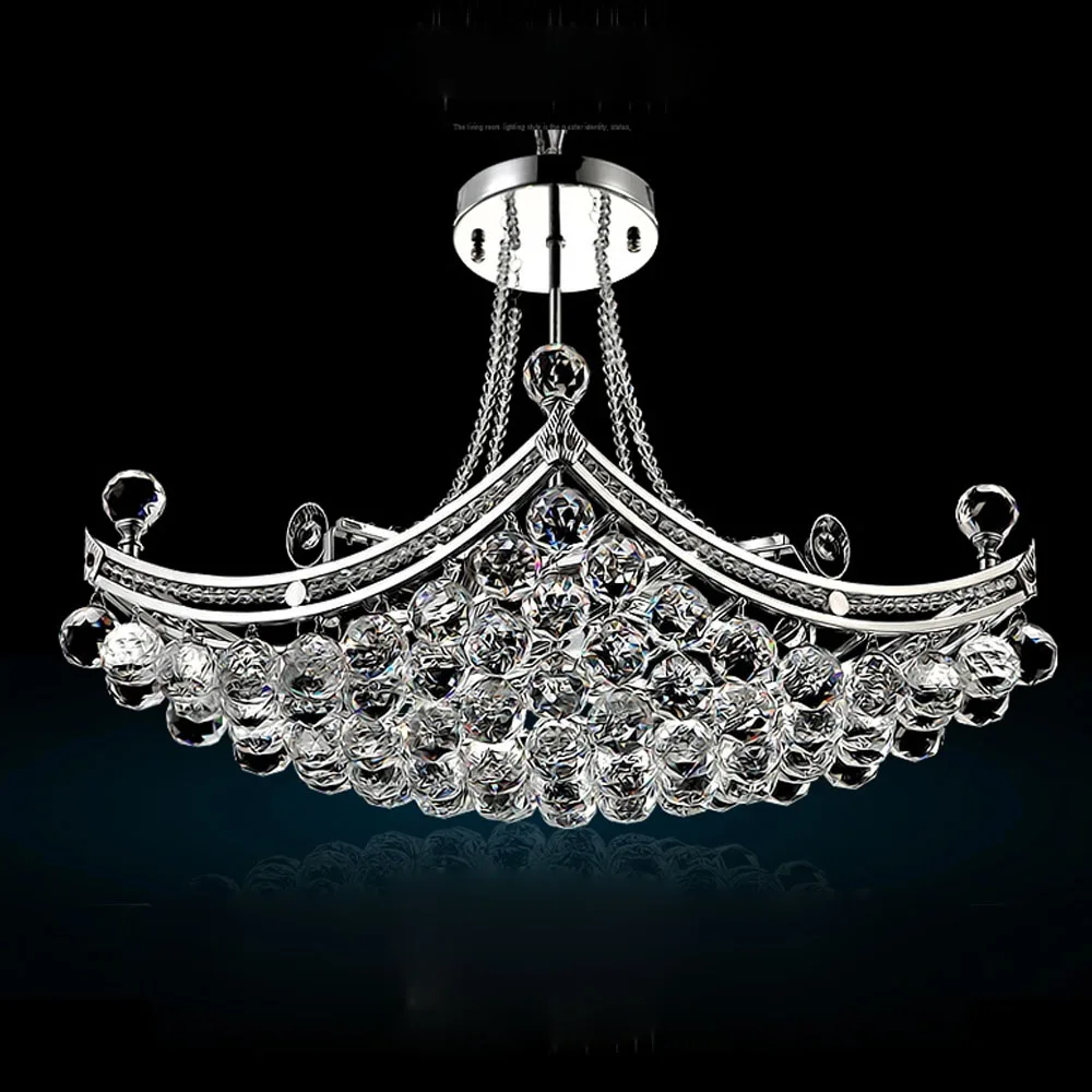 Европейская современная простая Хрустальная маленькая люстра светодиодный