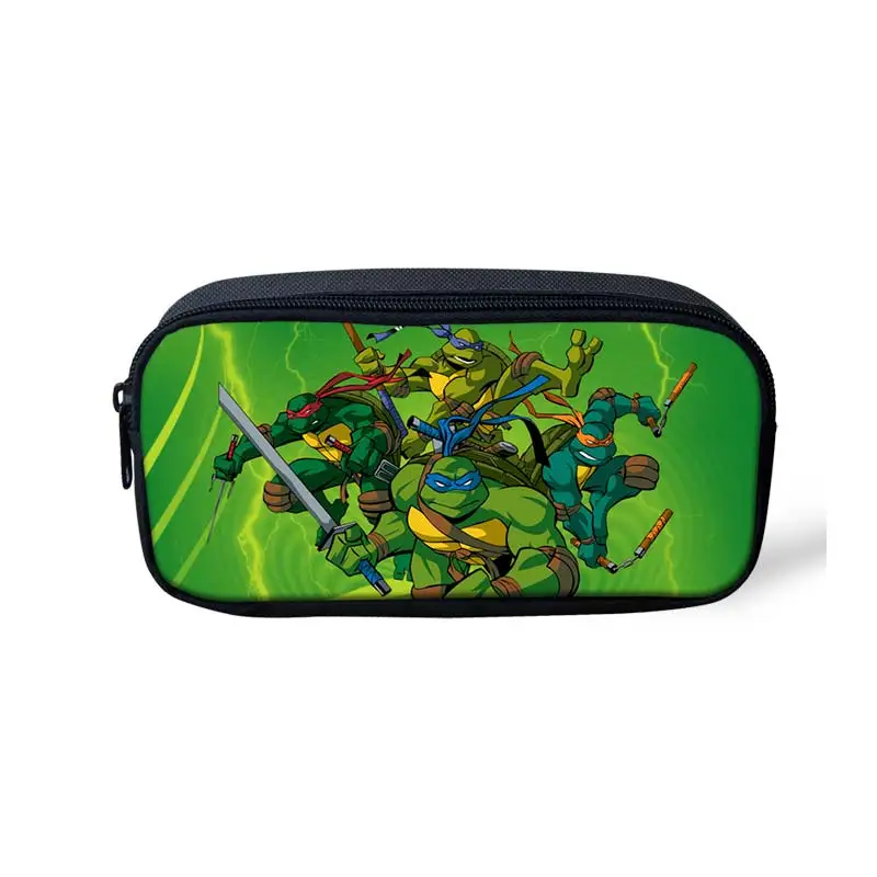 Новое поступление черепашки ниндзя TMNT мультяшный принт школьная Ручка сумка для детей подарки сумка для хранения женский портативный косметический Чехол