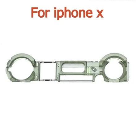 For iphone X Датчик приближения светильник Сенсор& Фронтальная камера Пластик держатель для iPhone 4 4S 5S 5c 6 6s 7 8 plus X XS MAX Фронтальная камера кронштейн кольцо Запчасти - Цвет: For iphone X