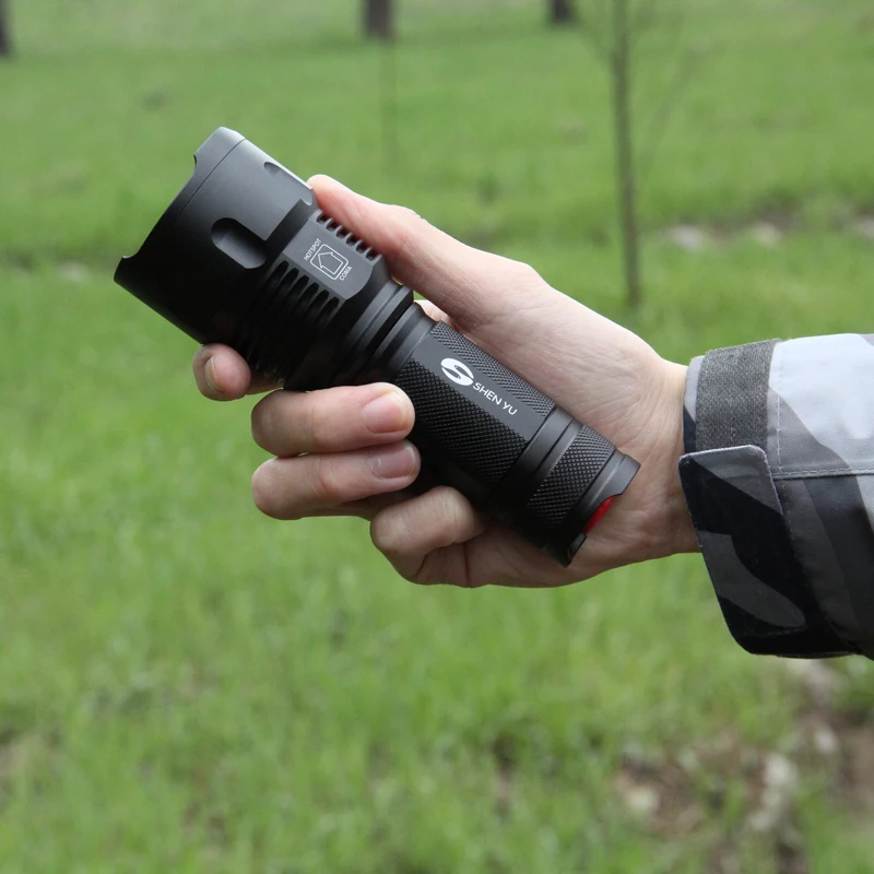 SHENYU светодиодный фонарик 26650 Zoom Torch водонепроницаемые фонарики XM L T6 3800LM 3 режима