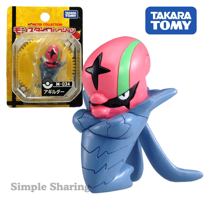 Фигурка покемона TAKARA TOMY Tomica агилдер Accelgor M034 поп-аниме детские игрушки карманный