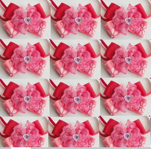 50 шт./лот большая распродажа галстуки бабочки для девочек домашних питомцев