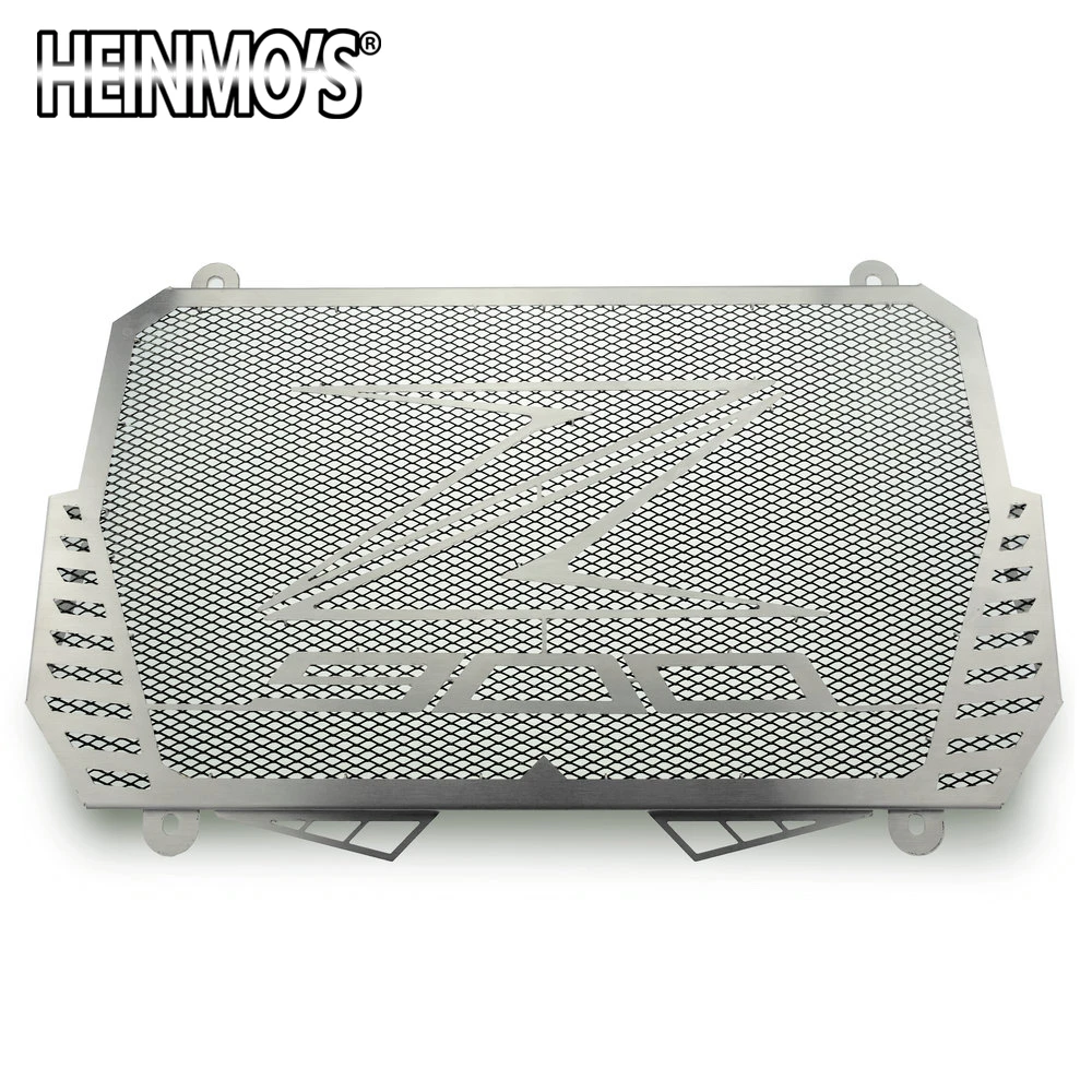 Silver Frame Black Мотоциклетная решетка радиатора Защитная крышка для Kawasaki Z900 Z 900 решетка Защитная крышка для Kawasaki Z-900 - Цвет: Silver Frame Black