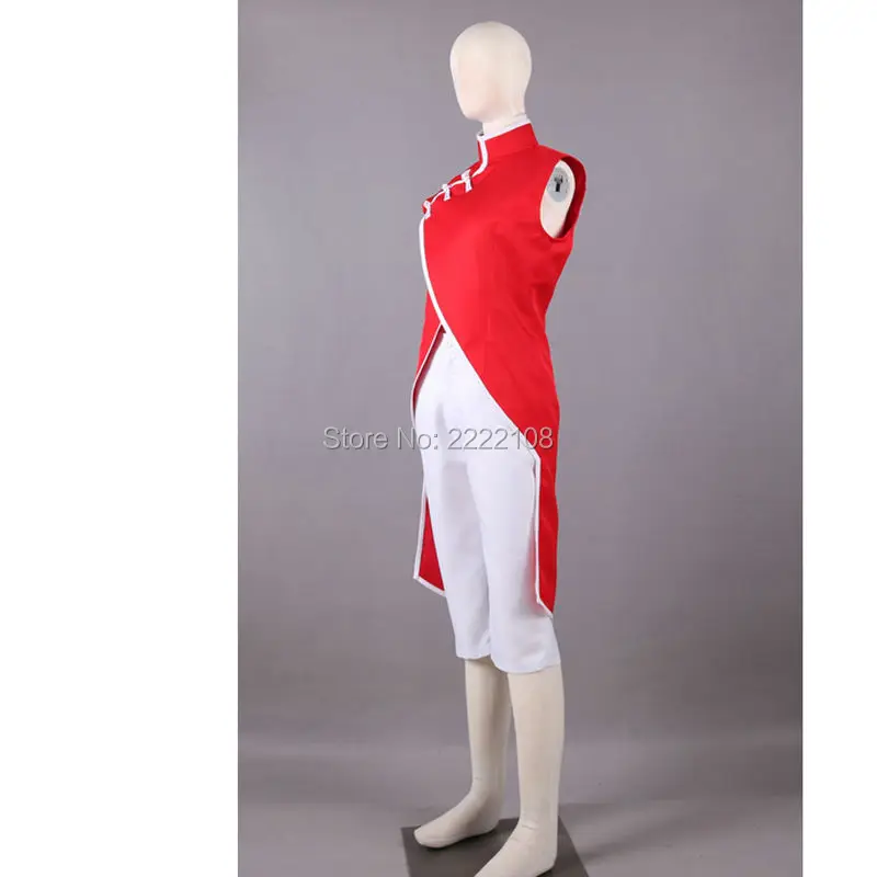Костюм для косплея из аниме Наруто красное Чонсам Сакура фильма дешевый модный