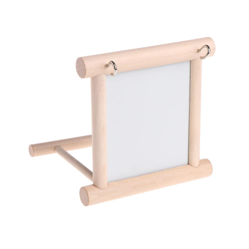 1 шт. забавная зеркальная деревянная игрушка для домашних животных с окунем