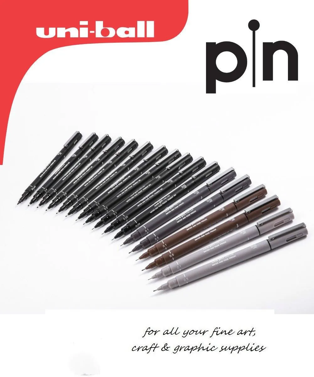 1 шт. uni pin Fineliner ручка для рисования маркер водостойкие чернила