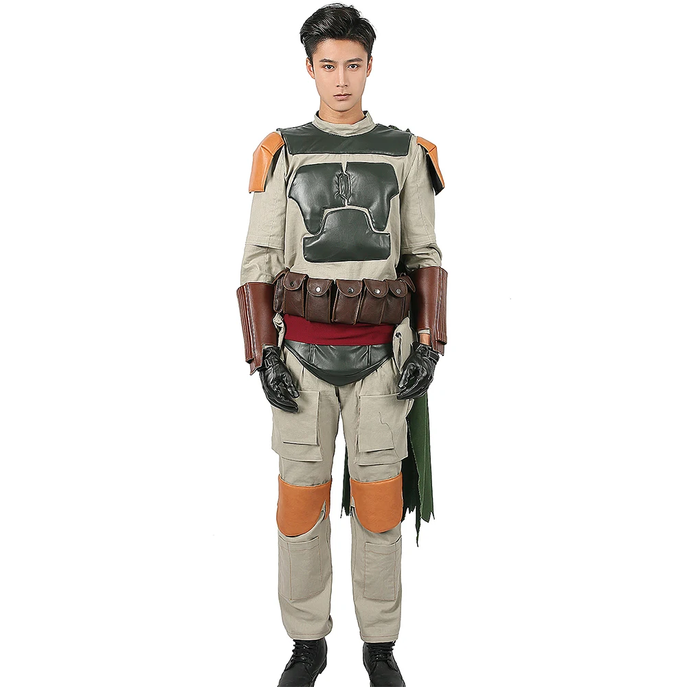 XCOSER Боба Фетт косплей костюм супергероя костюм истребителя полный комплект наряд Необычные Хэллоуин косплей костюм для мужчин взрослых