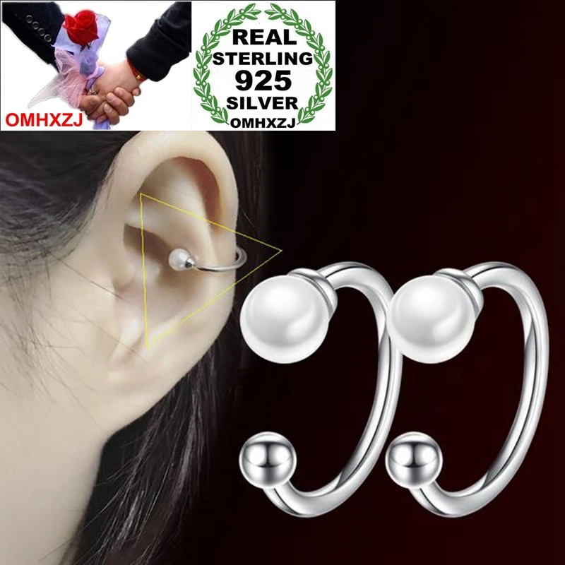 OMH Wholesale Sweet Cute Fashion OL Woman Girl Party Earrings Without Piercing No Pierced 925 Sterling Silver Ear Clip YS447 | Украшения и