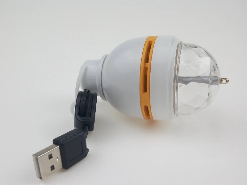 5 в 3 Вт USB интерфейс RGB светодиодные лампы Портативная сценическая лампа Авто