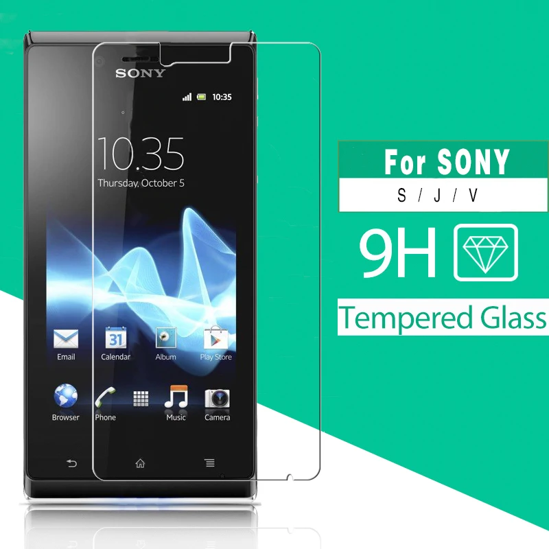 Стеклянная пленка Закаленное стекло для Sony Xperia S V Nozomi Arc HD LT625i ST26i защитная с