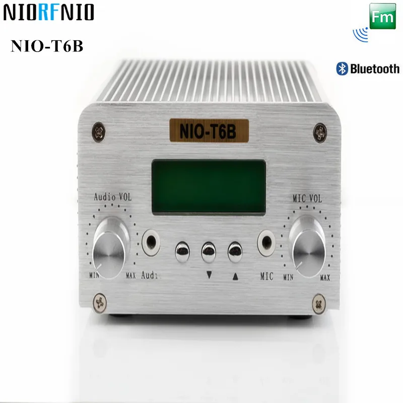 

Free Shipping Hot Selling Bluetooth and PC Control NIO-T6B 6W FM Transmitter Professional Mini Hifi Amplifier