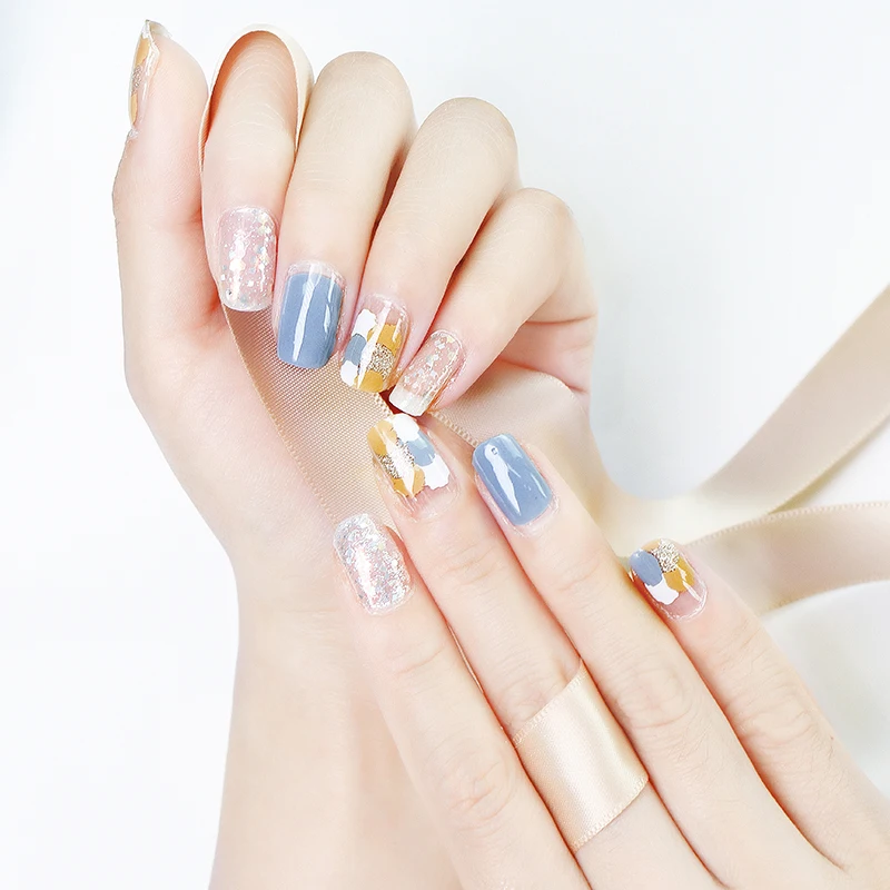 20 шт./компл. разноцветные наклейки для ногтей водостойкие нетоксичны переводные