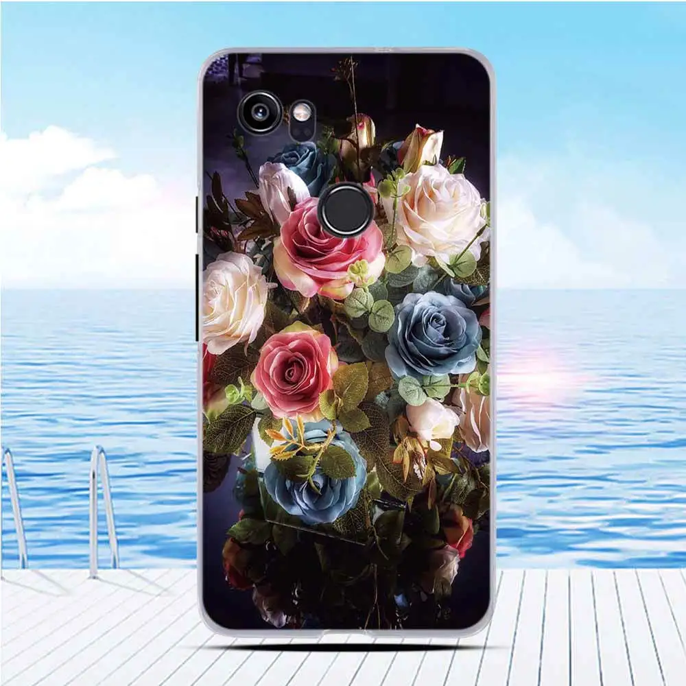 Чехол для Google Pixel 2XL 2 XL силиконовый мягкий чехол из ТПУ с животными и цветами |
