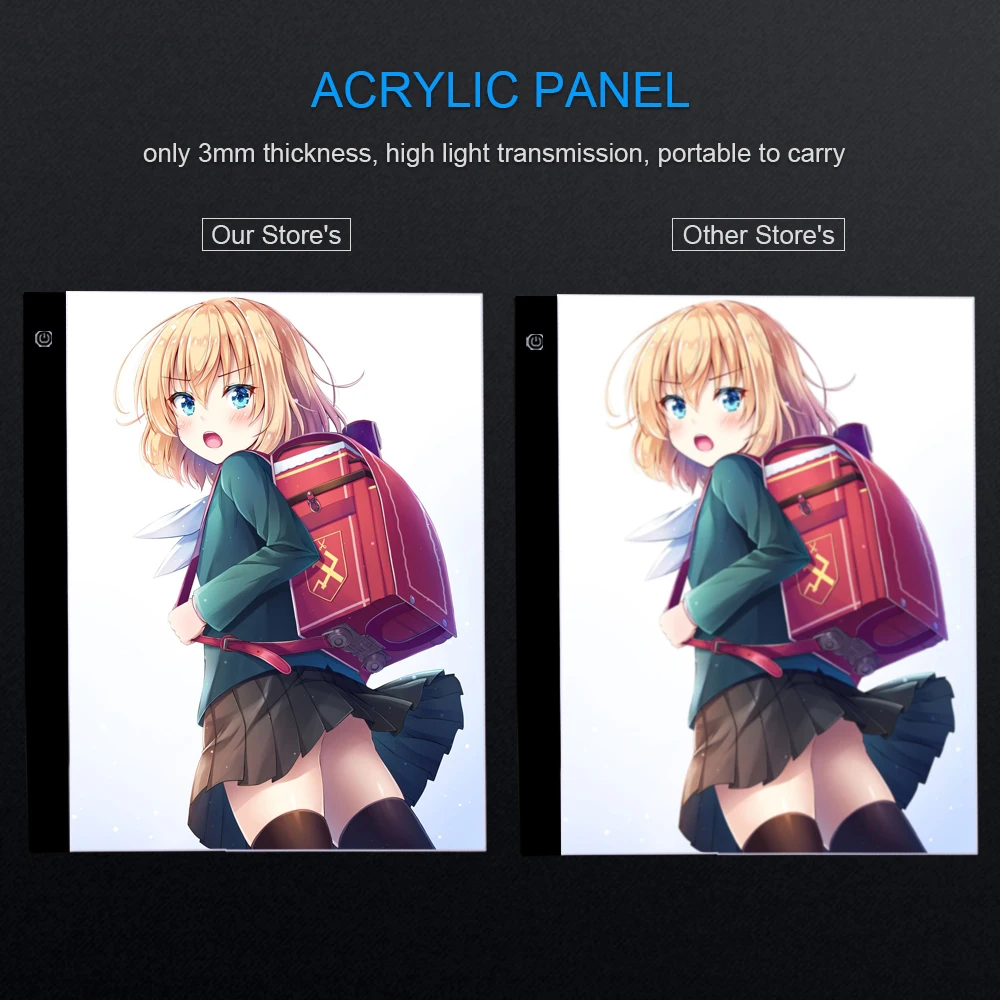 CHIPAL цифровой графический планшет A3 для рисования коврик графическая