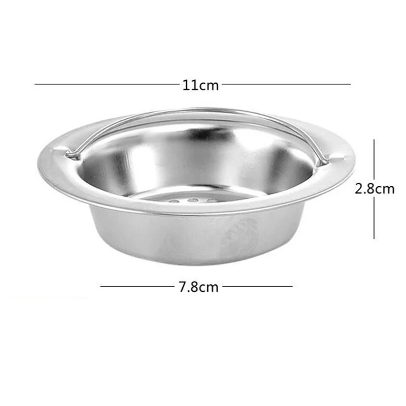 

BalleenShiny Stainless Steel Sink Strainer Shower Floor Bathroom Kitchen Sink Filter Floor Cover Basin Drainage Filter Basket