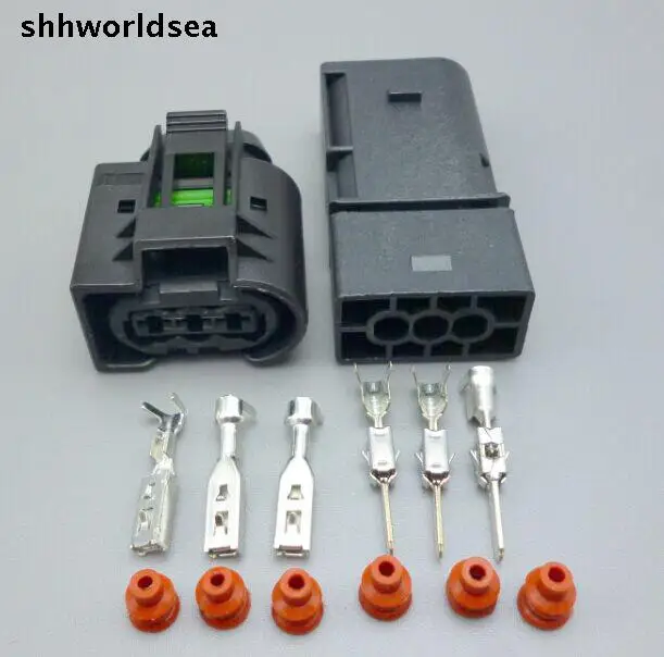 Shhworldsea 3 штырька 5 мм мужская Женская лампа разъем автомобильная 22140492050 для