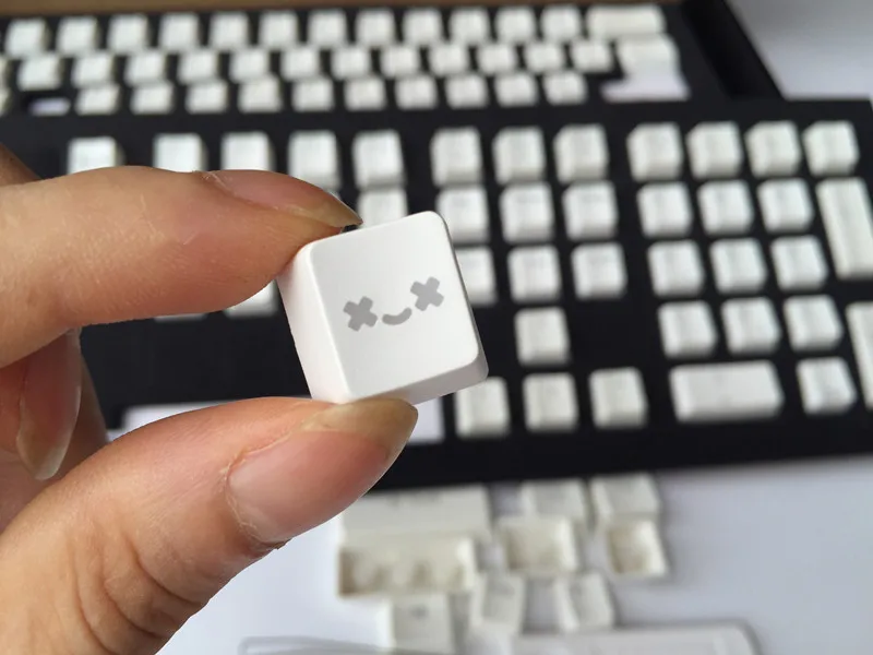 Keycap с черно белой подсветкой 108 клавиш PBT для OEM cherry MX переключатели Механическая