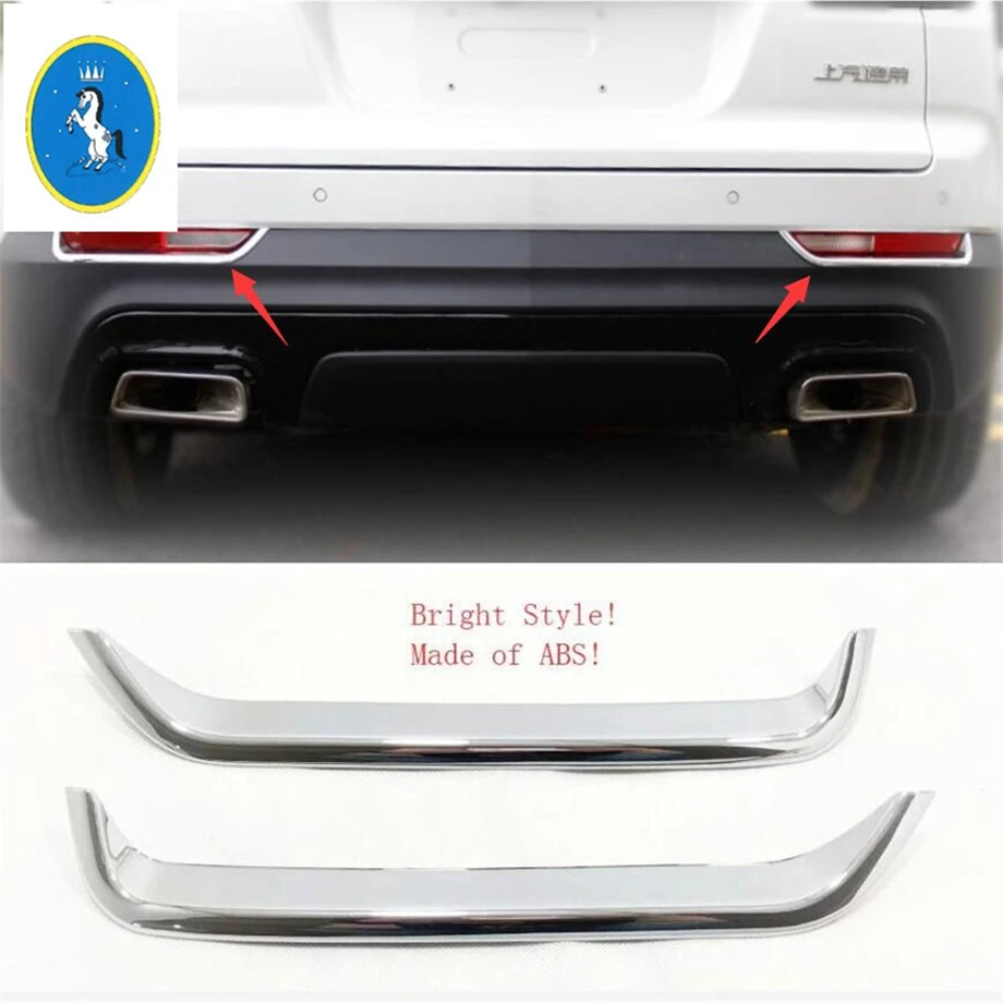 

Yimaautotrims Auto Accessory Rear Fog Lights Lamp Eyelid Eyebrow Cover Trim 2 Pcs ABS Fit For Cadillac XT4 2019 2020 2021