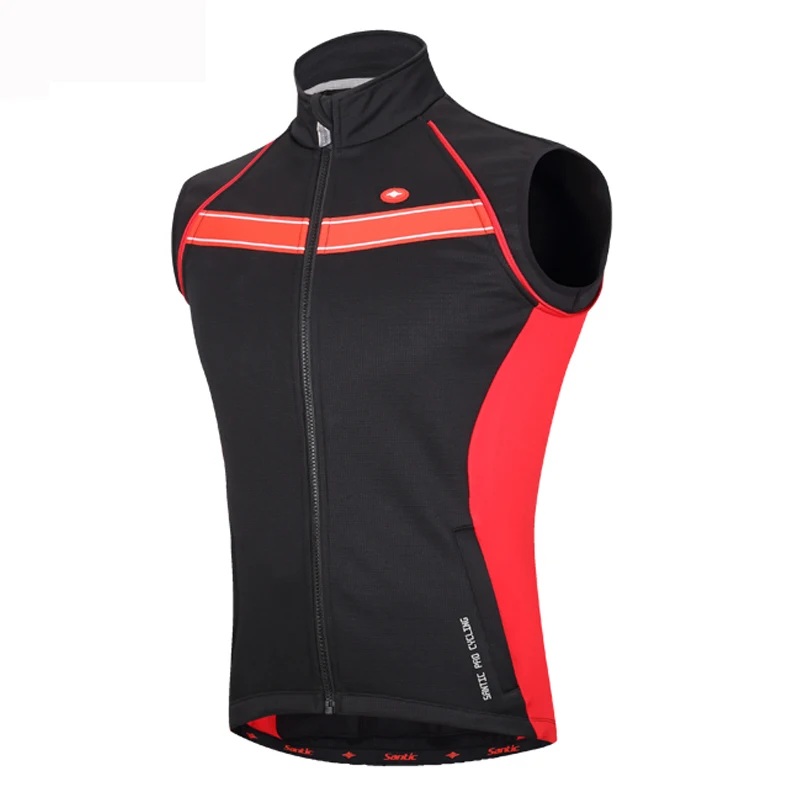 Куртка Santic мужская для велоспорта теплая велосипедная куртка с флисовой