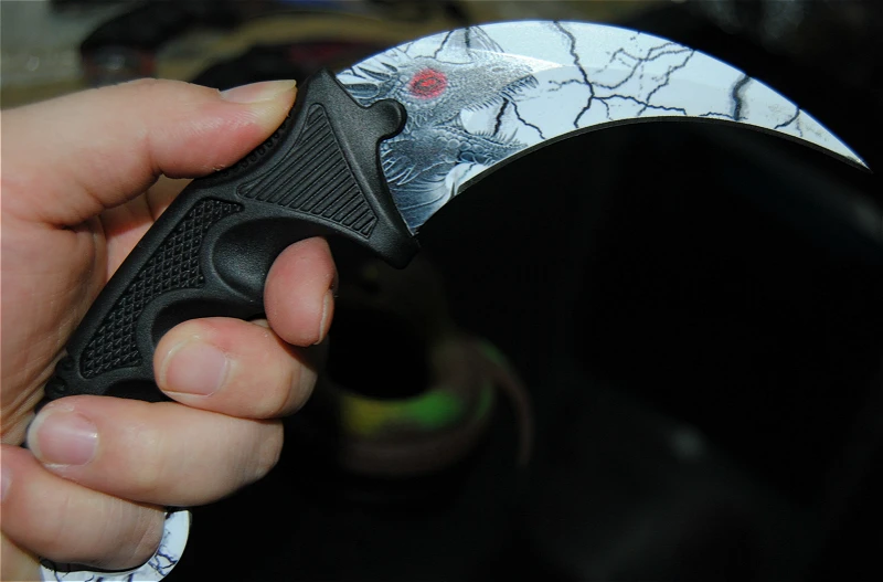CS GO бабочка в ноже Karambit складной нож тренировочный нож подарок balisong Практичный Нож не заточенный металл