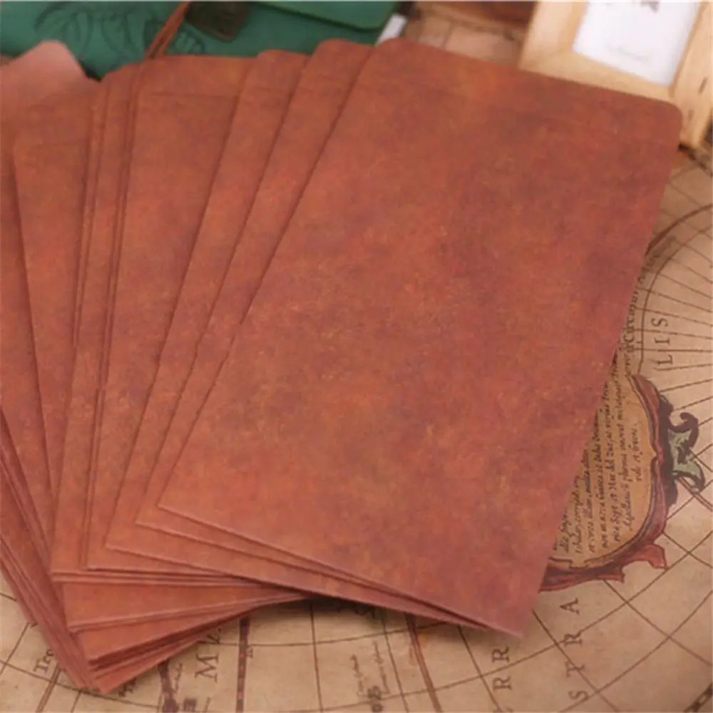 10 шт ретро крафт-бумажные конверты Европейская стильная открытка заработная