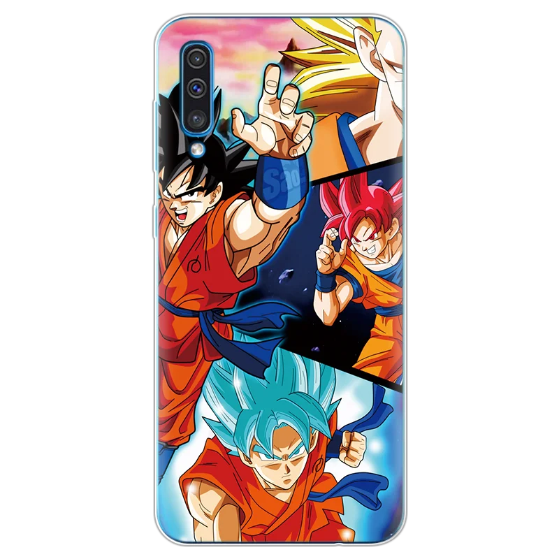 Модный чехол Dragon Ball Z Super DBZ Goku для samsung Galaxy A50, TPU для samsung A51 A71 A10 A30 A40 A60 A70 S10 S11 Plus, чехлы