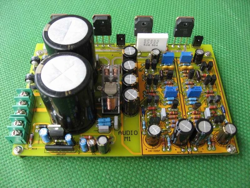 

M1-MOS FET 120W+120W 2SK1058 2SJ62 Amplifier kit WLX
