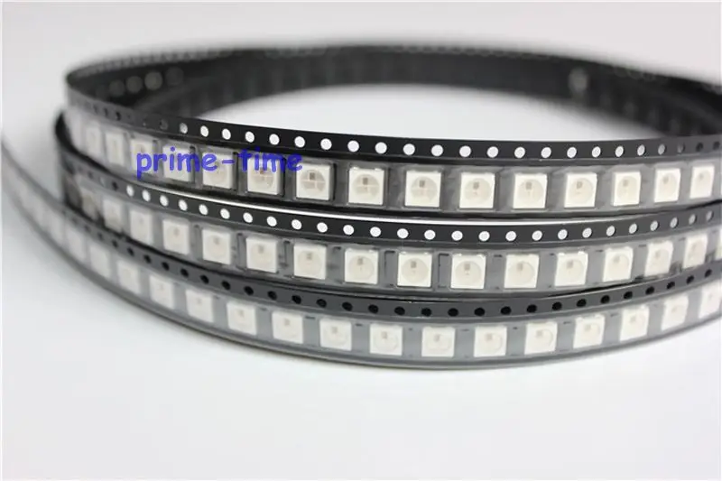 5050 шт. sdc5v WS2812B встроенный WS2811 IC 4 контакта SMD цифровой RGB светодиодный чип эмиттер