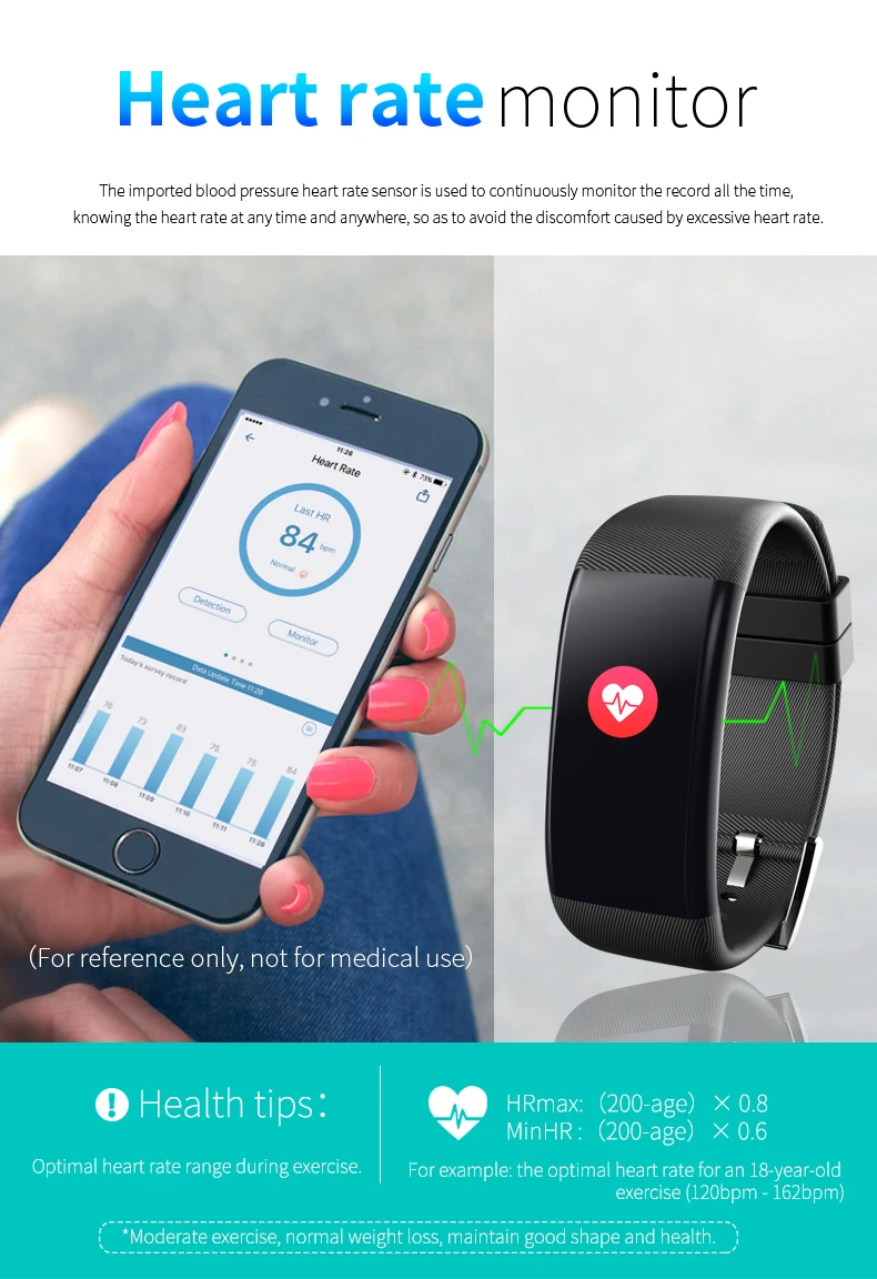 2019 умный браслет на запястье с Bluetooth плавание открытом воздухе спортивный