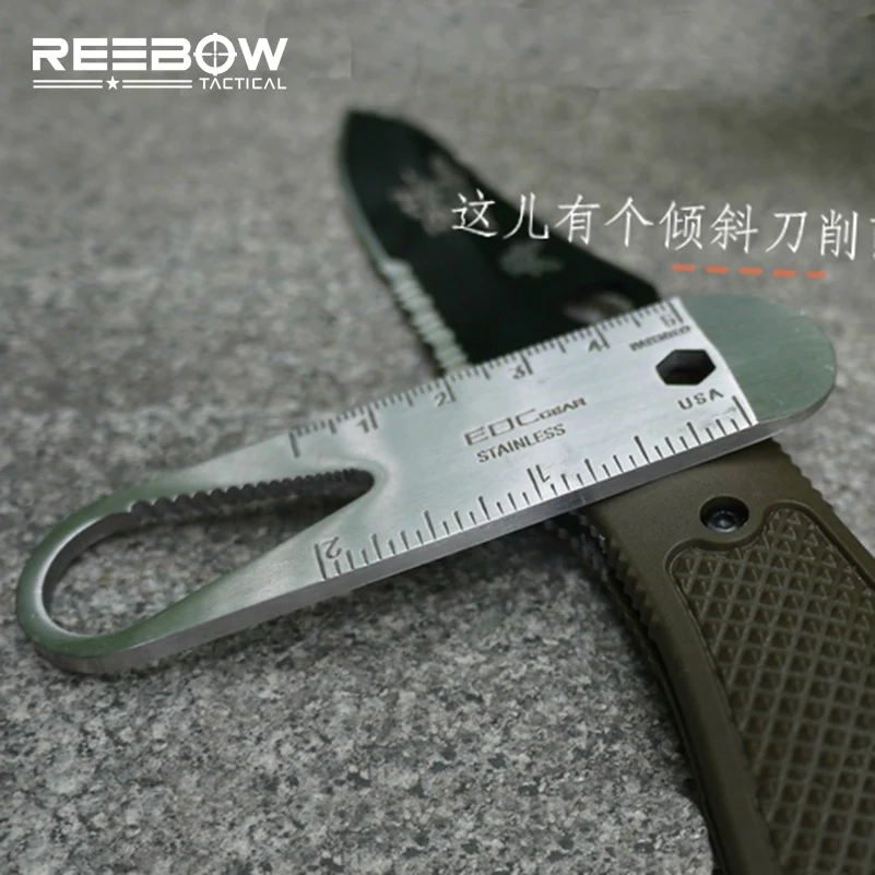 Reebow Тактический Открытый EDC карман Гаечные ключи правитель multi Инструменты