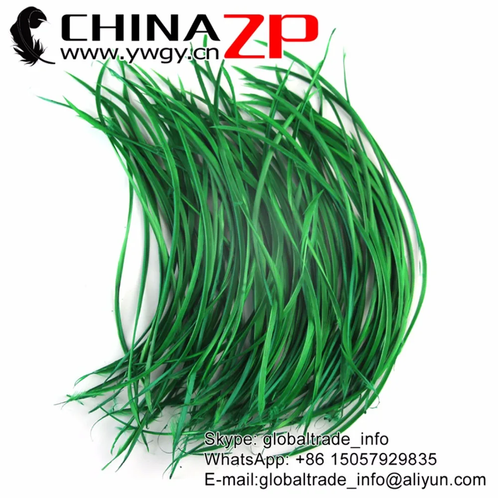 

CHINAZP Goose Feather 20~25cm(8 to 10 inch) Individual Small Packaged Kelly Green Goose Biots Feathers Carnival Party Costumes