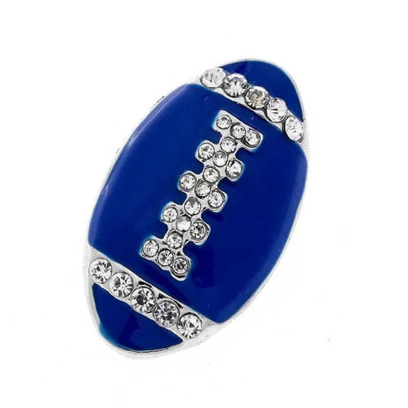 Оптовая продажа Спортивная кнопка для футбольного мяча со стразами Шарм