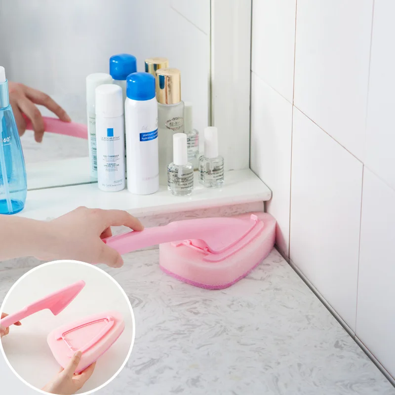 

Plus Thick Sponge Brush Long-handled Brush Bath Sponge Scouring Pad Kitchen Alternatively Brush
