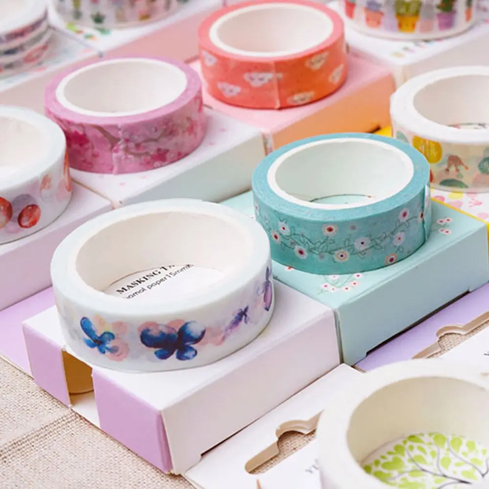 1 шт 1,5 см* 7 м воды цвет Васи ленты ручной счет DIY Скрапбукинг молочные фото тетрадь альбом декоративные этикетки стикер ленты
