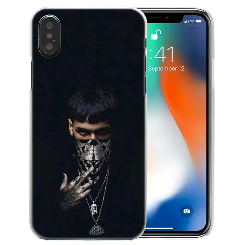 05 Чехол Singer для iPhone XS Max XR X 10 7 7S 8 6 6S Plus 5s SE 5 4s 4 5C Жесткий прозрачный пластиковый ПК Coque Cover Shell Anuel Aa Ozuna 11 - Цвет: 05