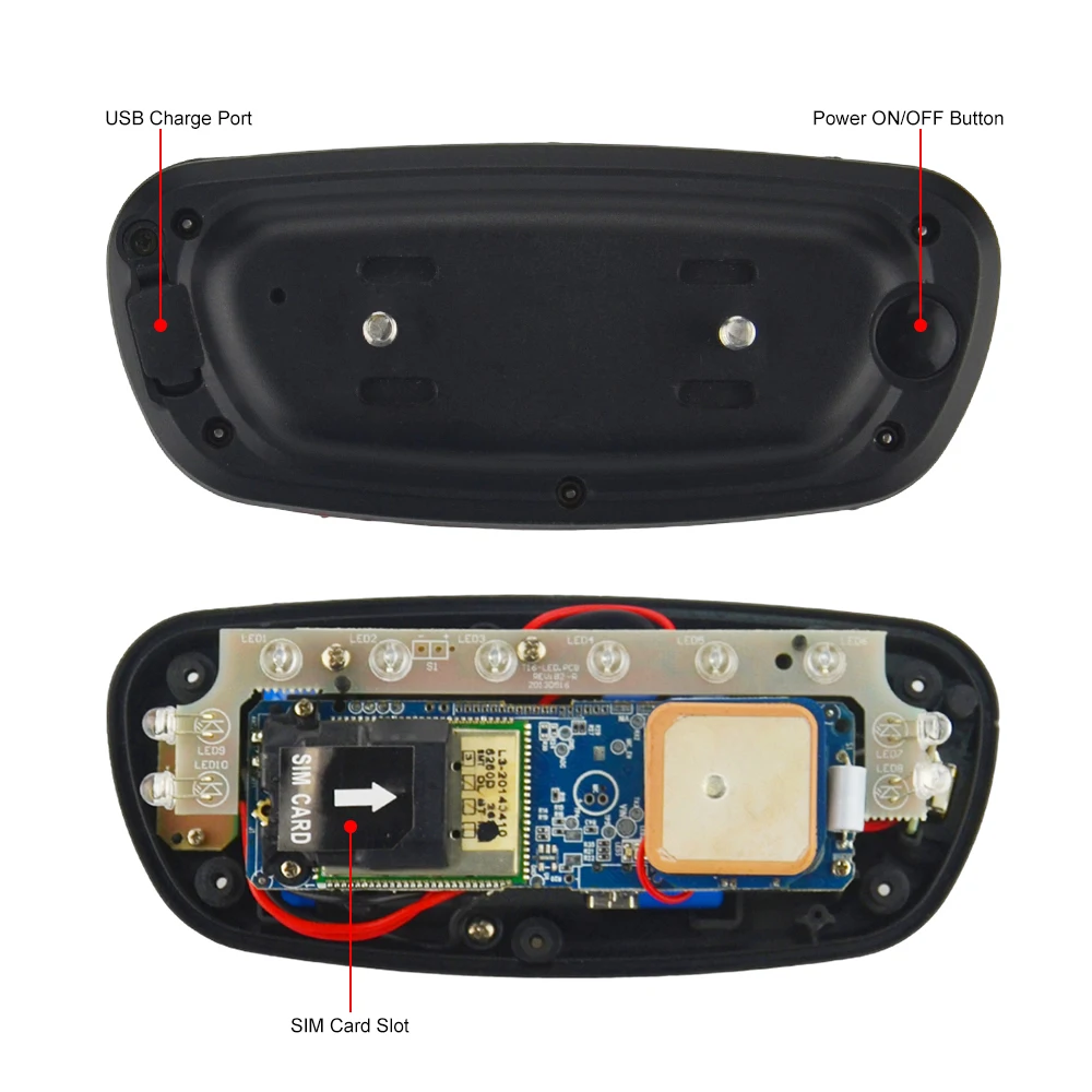 T16 Водонепроницаемый gps gsm gprs трекер для городского велосипеда