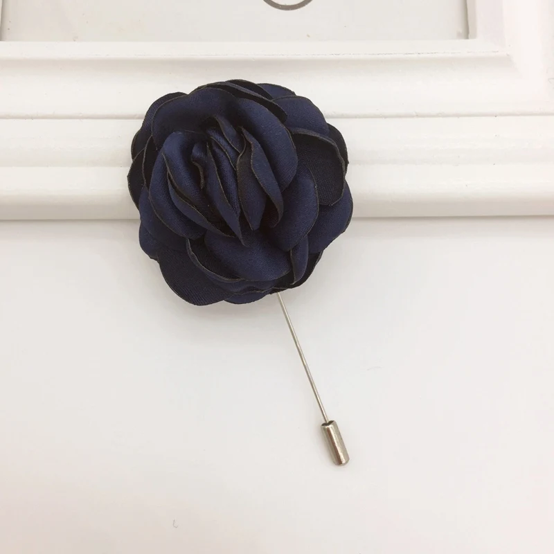 Корейское цветочное украшение-брошь ручной работы имитация цветка застежка для