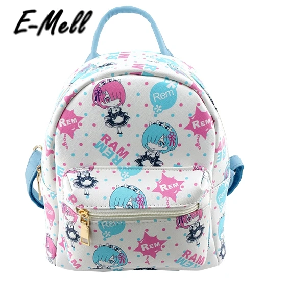 E-Mell Lovelive DVA Тоторо кошка задний двор Нацумэ книга Мику улыбка лицо Ram Lem poket Pika pu Сумка Рюкзак