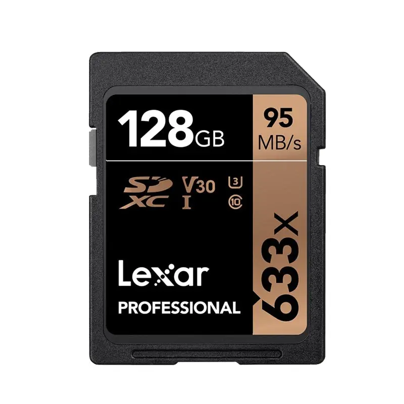 633X-128GB Lexar sd-карта 128 GB 633x SDXC карт sd карты s 128 GB 95 МБ/с. профессиональные карты памяти Class 10 для цифровой зеркальной/HD Камера - Емкость: 633X-128GB