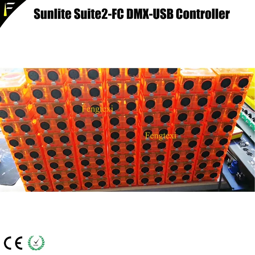 1xSet этап Dj шоу освещение DMX интерфейс консоли Sunlite Suite2 FC USB контроллер программного