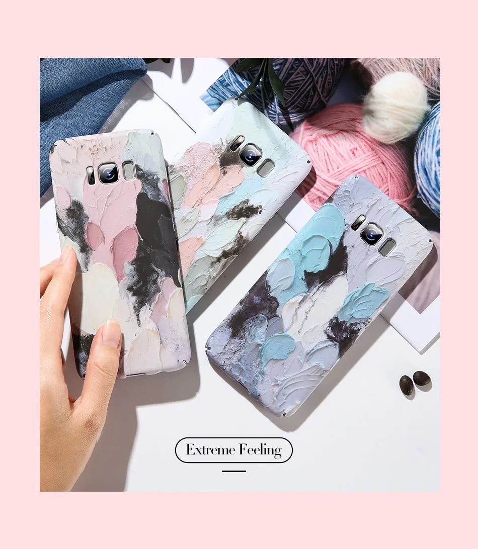 Kisscase чехол для samsung Galaxy A7 A6 A8 плюс 3D с тиснением и изображением светящийся чехол для samsung A50 A30 A70 A3 A5 S8 S10 плюс
