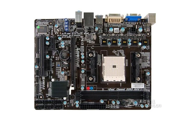 Оригинальная материнская плата для Biostar Hi Fi A75S3 DDR3 разъем FM2 USB3.0 десктопная