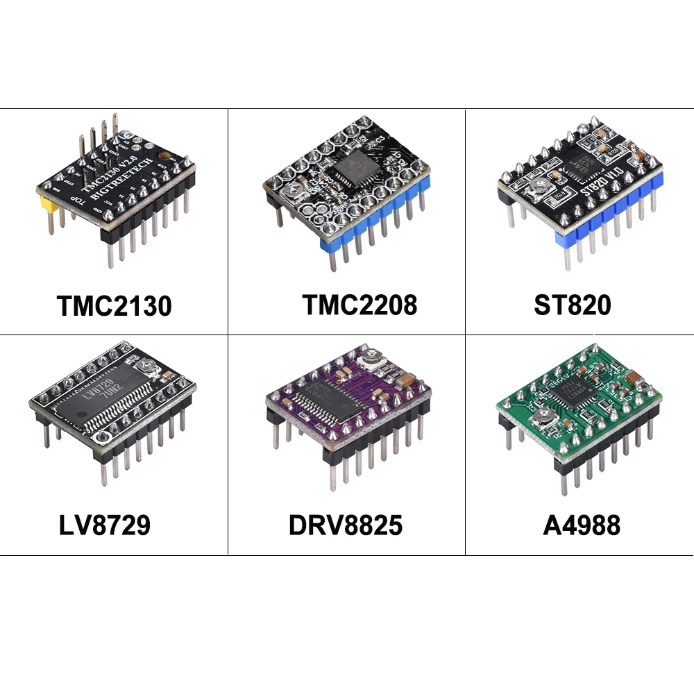 TMC2130/TMC2208/ST820 A4988 Drv8825 Драйвер шагового двигателя StepStick Reprap RAMPS 1,4 MKS GEN V1.4 SKR V1.3 части 3d принтера