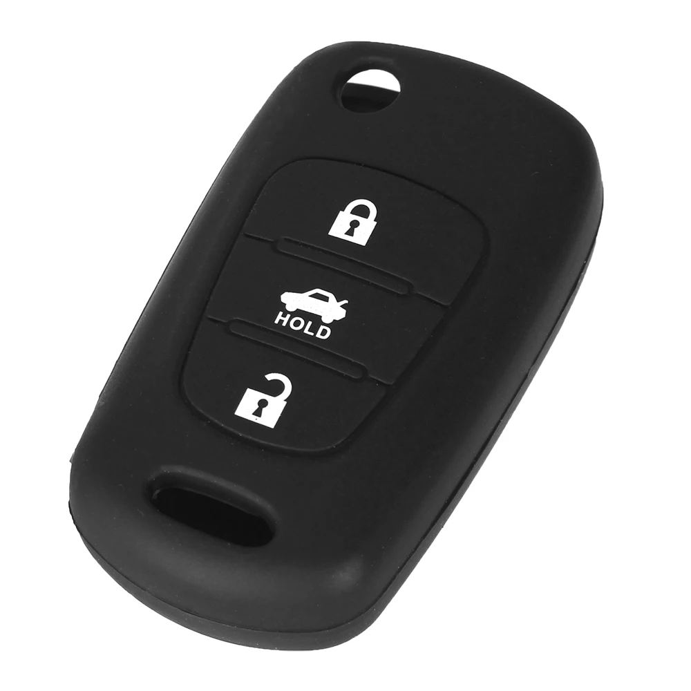 Силиконовый чехол для ключей KEYYOU 3 кнопки Hyundai i20 i30 i35 iX20 iX35 ix30 Solaris Verna KIA K2 K5 Sportage
