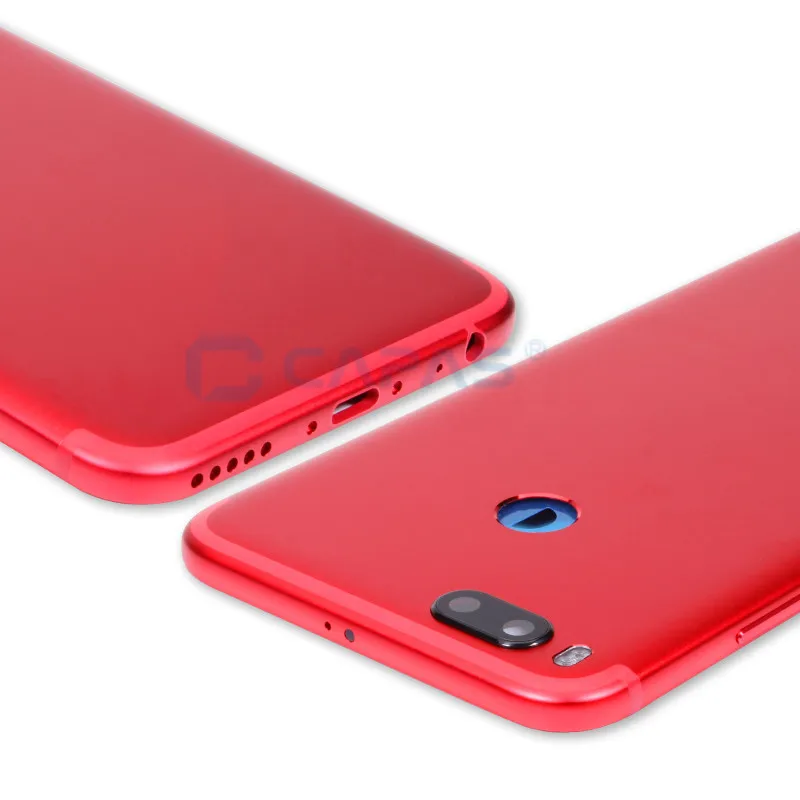 Задняя крышка батарейного отсека для Xiaomi Mi A1/5X металлическая MiA1 задняя + стекло