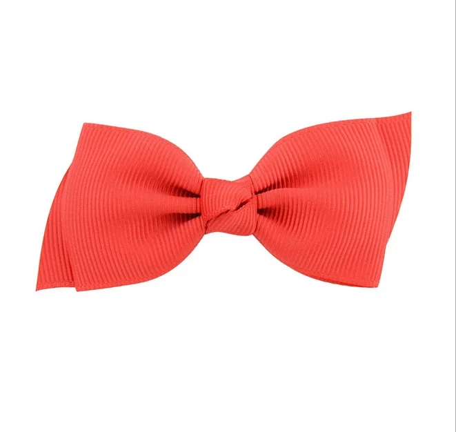20pcs/lot 3 Inch Mix Color Popular cute Bow Grosgrain Children Hairpins Hair Accessory Infant Cute Clips Girls headdress A97 | Детская
