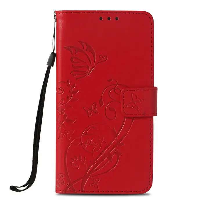Big Red Роскошный чехол для Fundas LG K30 K10 K8 G3 G4 H340 H440 H502 LS770 LS775 кошелек кожаный чехол для телефона с бабочками чехол Coque P03Z - Цвет: Big Red