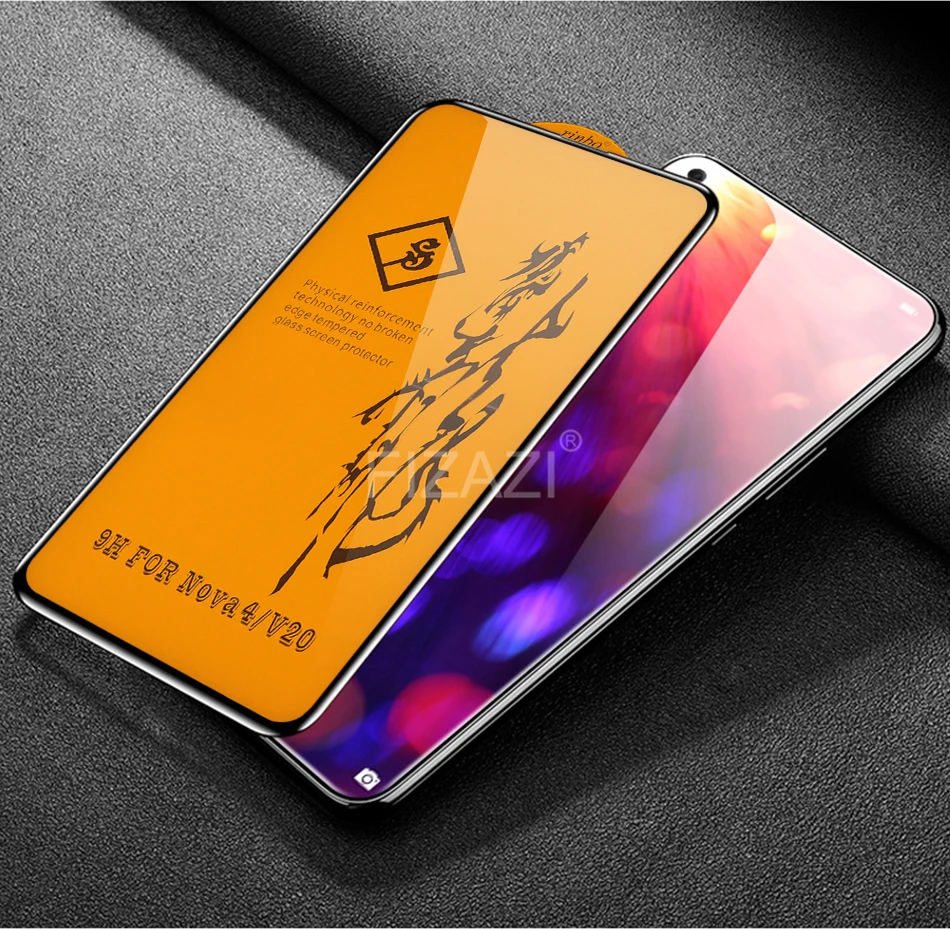 6D полное клеевое Покрытие Закаленное стекло для Huawei P20 Pro Lite Honor 7X 8X 8C 10 9 View 20 Magic 2