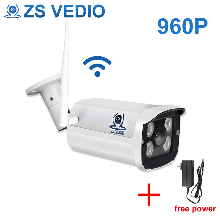 ZSVEDIO камеры наблюдения 960P HD Беспроводная Всепогодная ip камера Wi Fi P2P Крытая