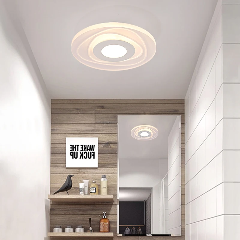 Современный LED блеск Luminarias Para Sala светодиодные лампы для дома проход, коридор, балкон кухня вход светильники